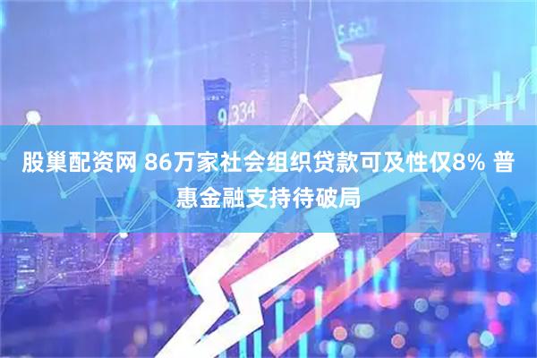 股巢配资网 86万家社会组织贷款可及性仅8% 普惠金融支持待破局